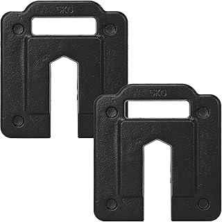 2 Pack Heavy Duty Steel Base Weights for Backdrop Stand, 11lbs Steel Pla...