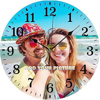 Personalized Clocks with Picture,Custom Clocks for Walls,That Customized...