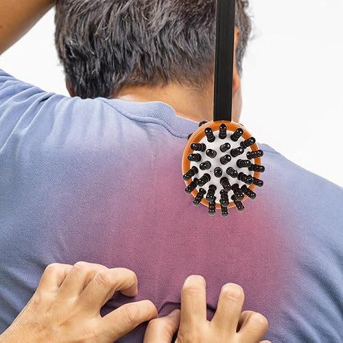 Miniatura 9 de Bendable Wooden Back Hammer Handheld Massage Hammer for Neck and Shoulder Relief at Home and Travel