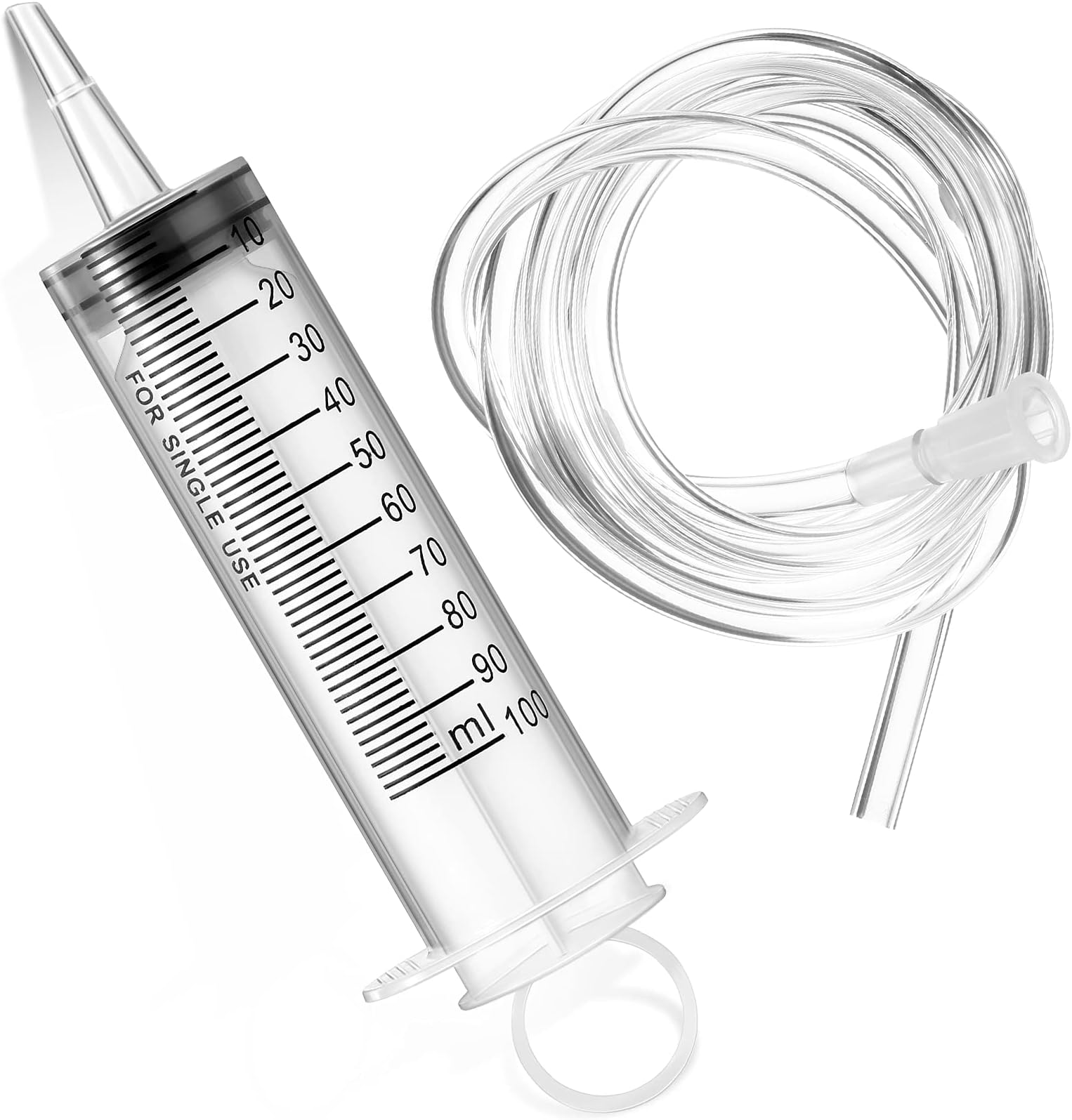 Gebildet 2pcs 150ml Grande Seringue Plastique Seringue de Dosage avec