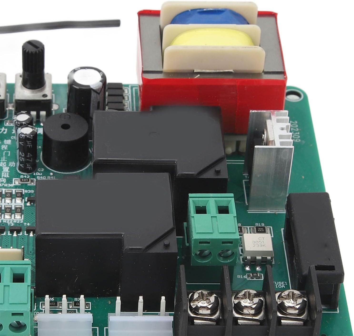 Control Board for Sliding Gate Opener Security Electronic Main Replacement Circuit Control Board with LED Indicators,Sensitive Sliding Gate Motor Control Board (110V)