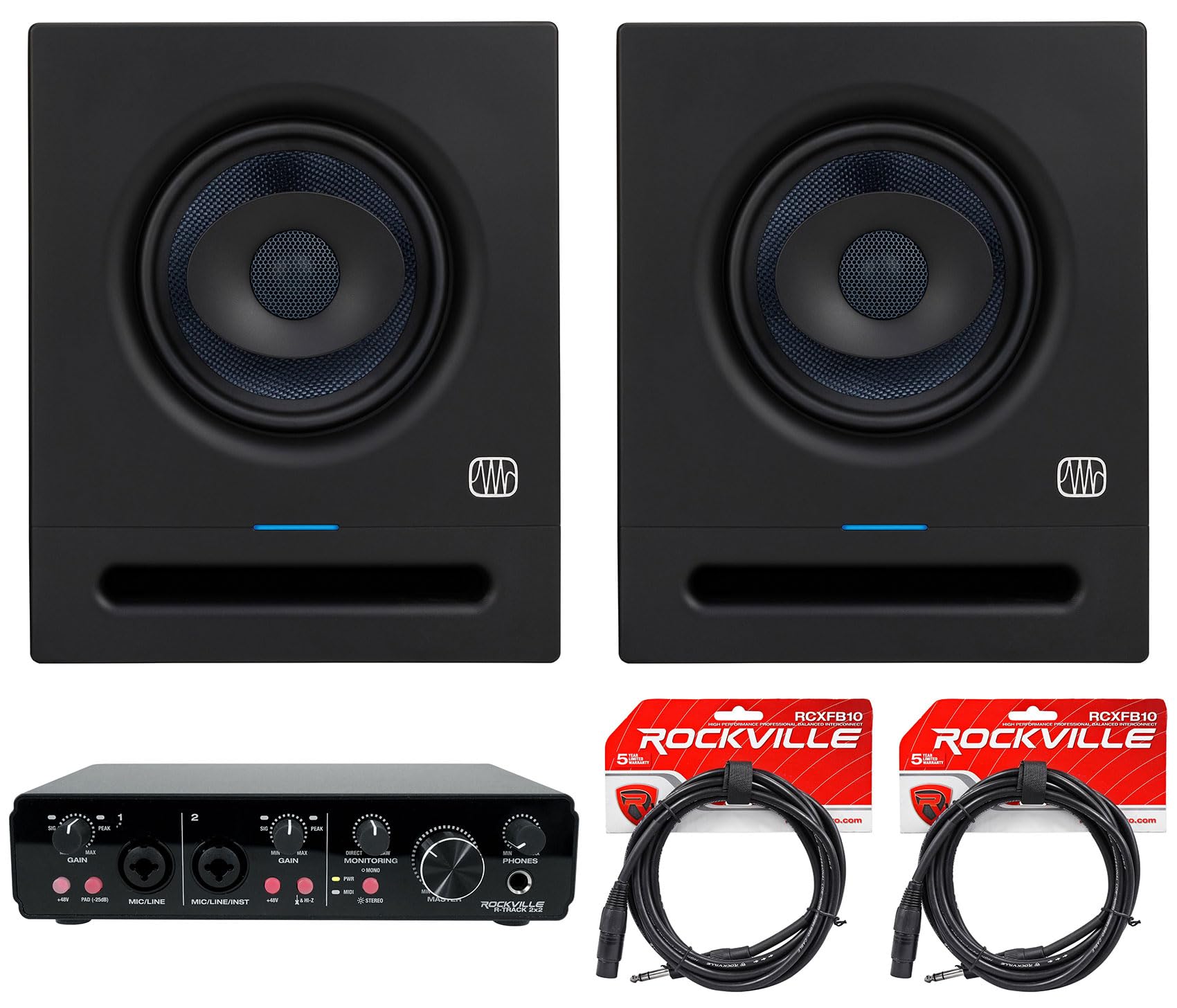 Audiosavings Bundle: (2) Presonus Eris Pro 6 Powered 6