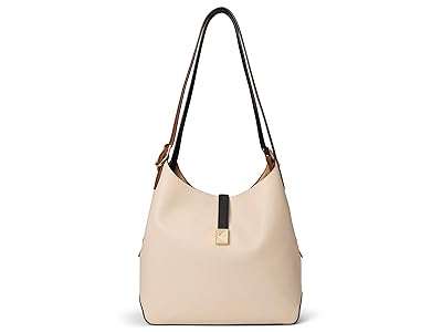 Kate Spade New York Deco Colorblocked Pebbled Leather Large Shoulder Bag Shoulder Women