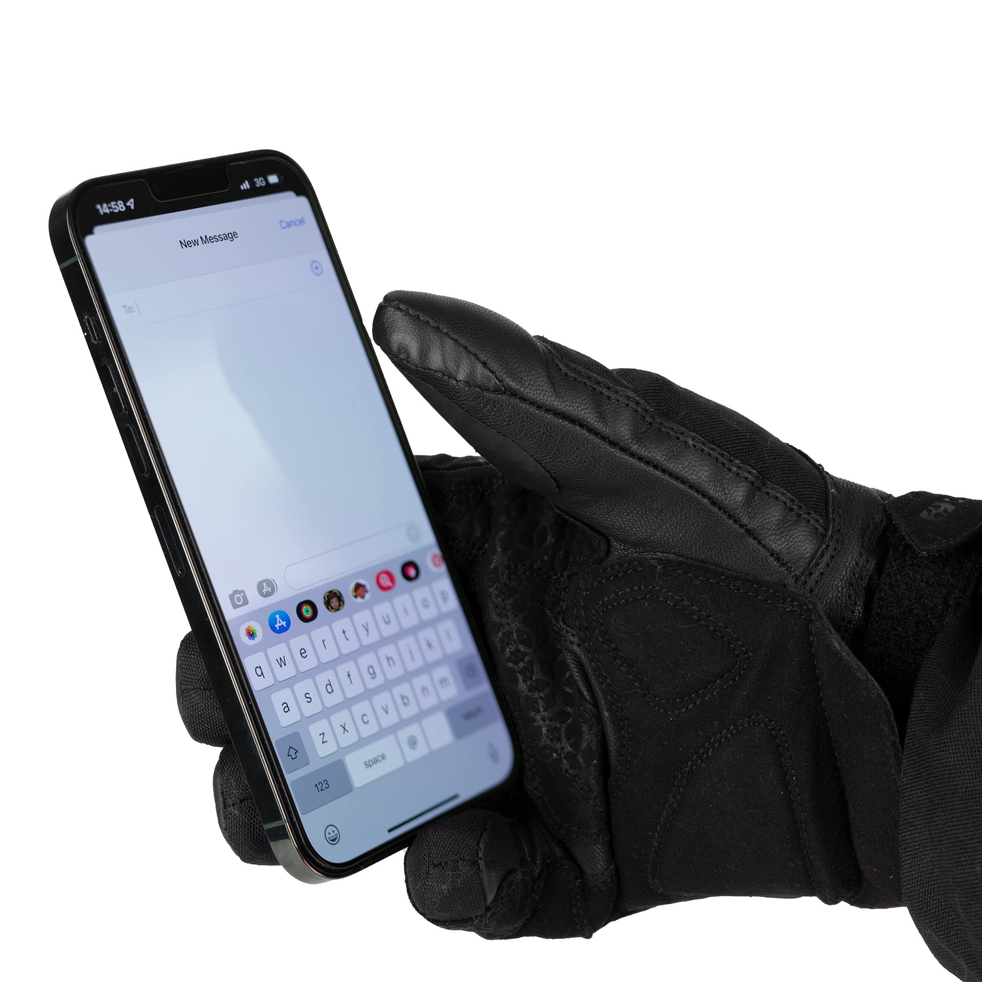 Oxford Products Smart Fingers Contact pour gants tactiles Noir Taille unique, Noir, taille unique