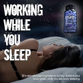 stripfast5000 Night Bullet Capsules for Women and Men - 60 Count