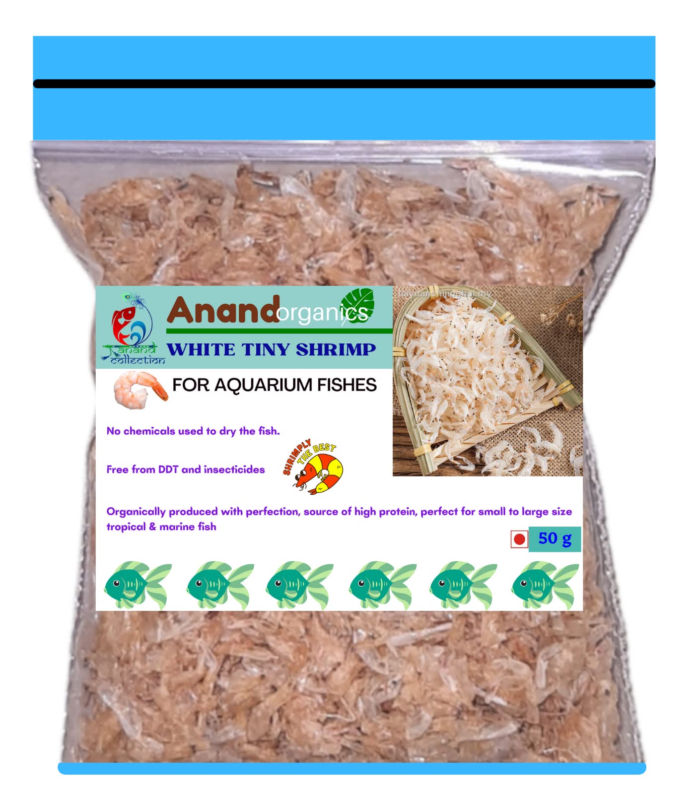 Buy Anand Enterprise Natural High Protein Aquarium Fish Food Sun Dried