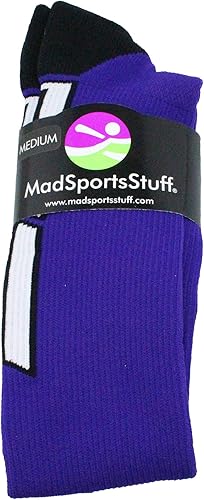 Miniatura 2 de MadSportsStuff Soccer Socks with Soccer Ball Logo Over the Calf (multiple colors)