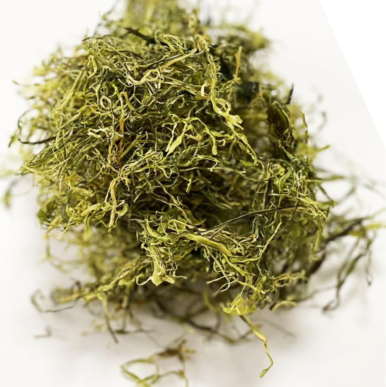 Wakame tige d'algues salade wakame bande wakame tiges de moutarde de mer coupées