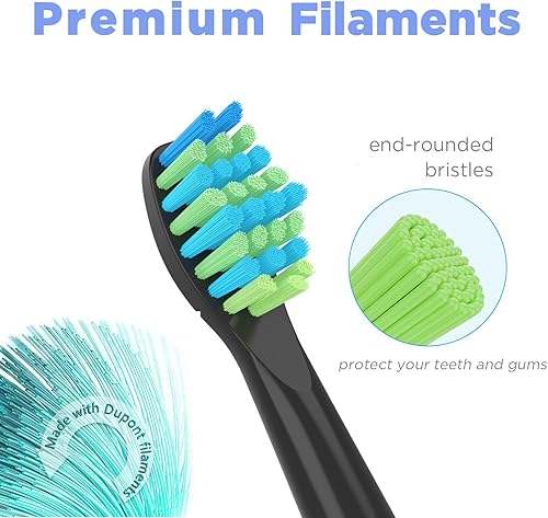 Miniatura 4 de Cabezales de repuesto para cepillo de dientes Fairywill, cabezales de cepillo de repuesto para Fairy Will, cabezal de cepillo de dientes eléctrico