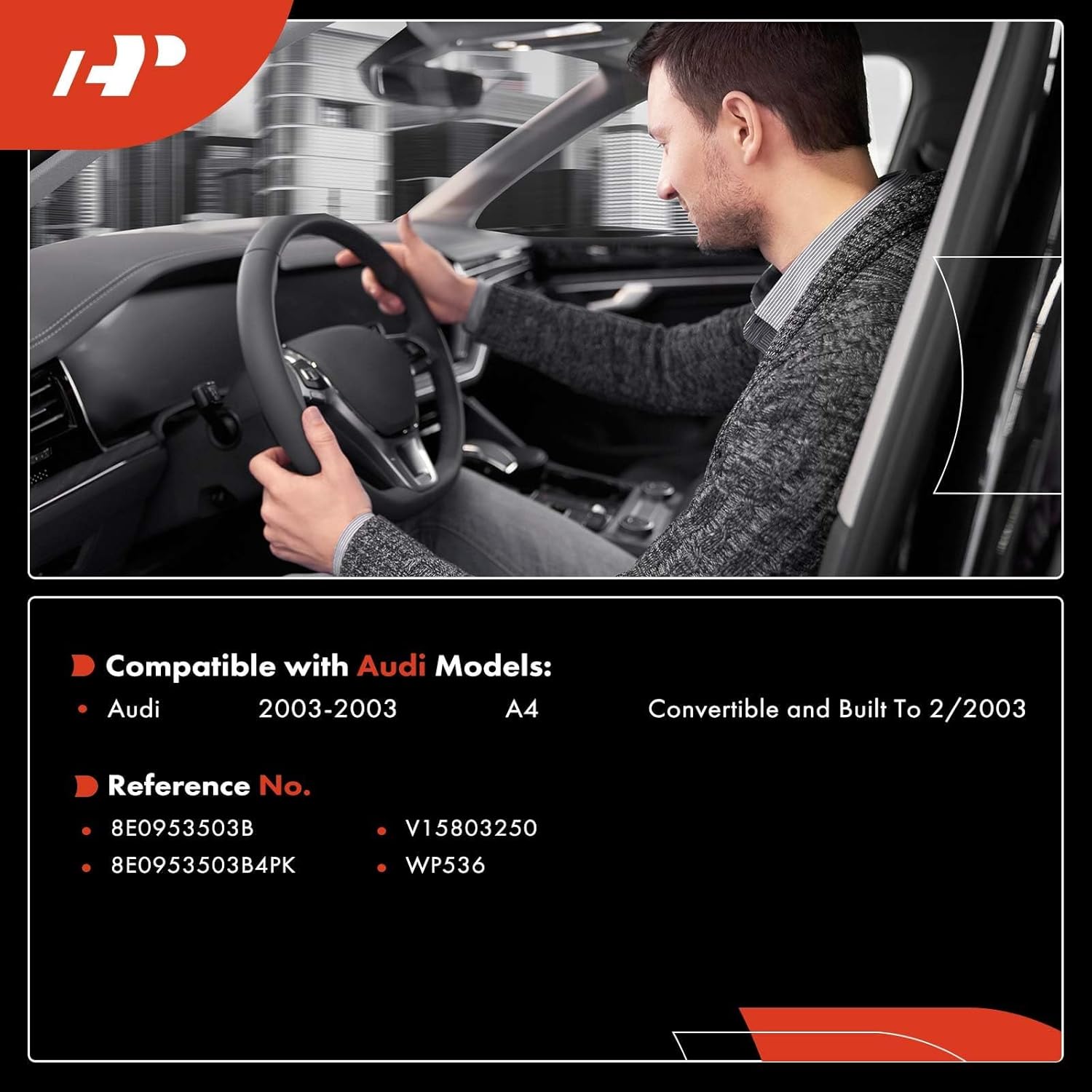 A-Premium Windshield Wiper and Washer Switch Assembly Compatible with Audi A4 2003 Convertible