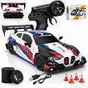 FLYTEK RC Drift Racing Car 1:24 Scale 4WD 2.4GHz 20 Kmph (White and Red) gallery image