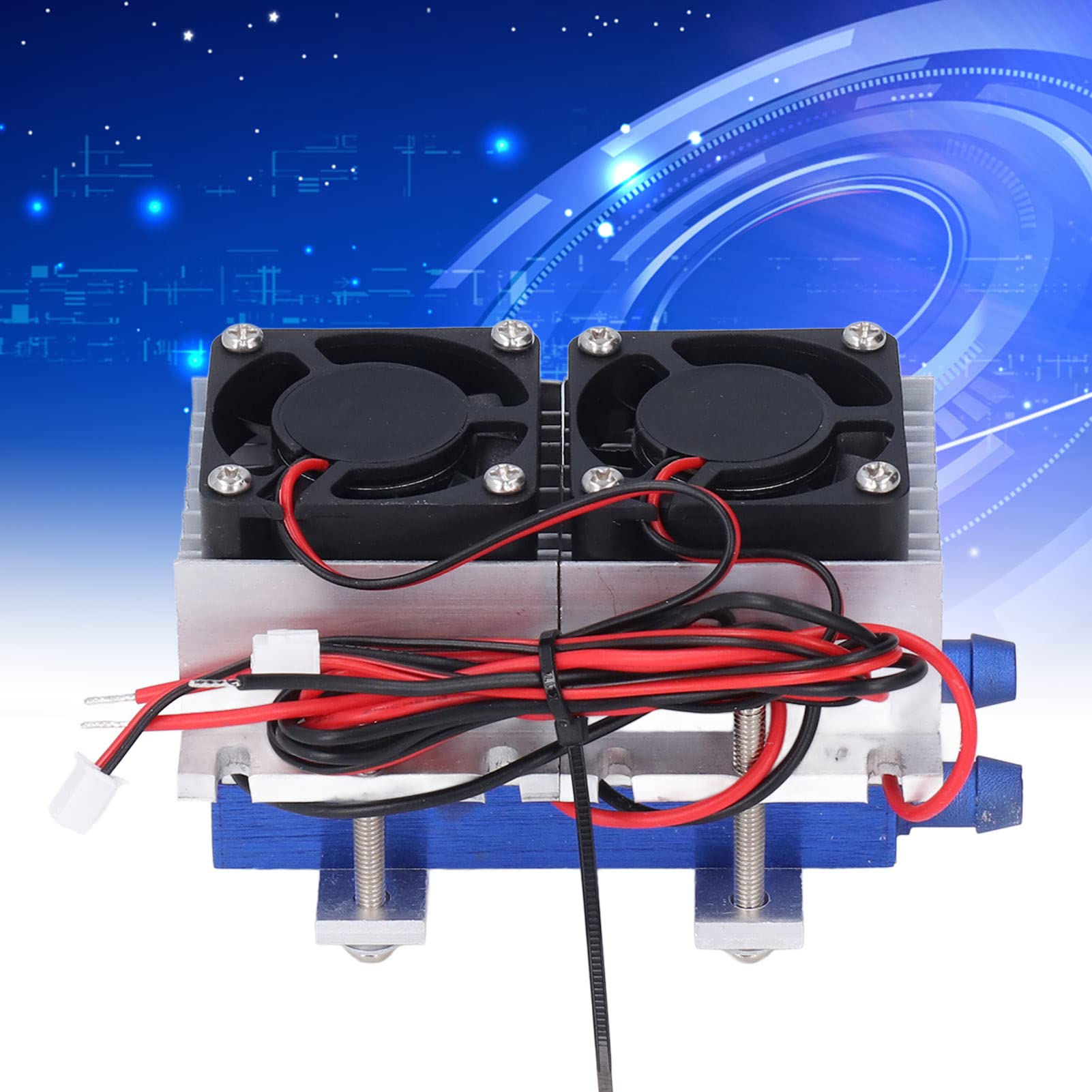 Raffreddatore di Refrigerazione a Semiconduttore 12V 15A 120W, di Raffreddamento a Refrigerazione Termoelettrico Peltier Dispositivo di Raffreddamento Ad Aria per Radiatore
