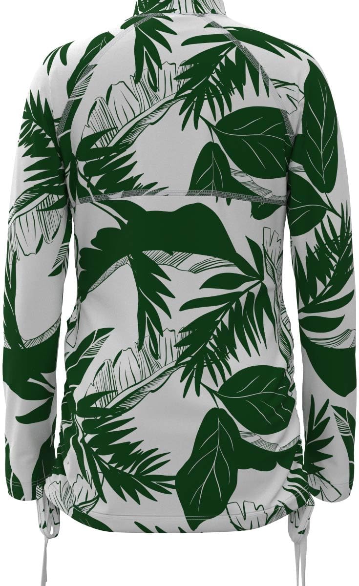 Girls' Ruche Long Sleeve Swim Shirt - UPF 50+ Sun Protection - Lawai
