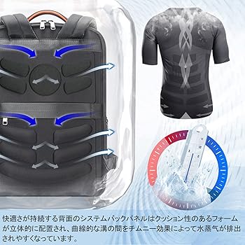 Amazon.co.jp: [Ariga] リュック メンズ 本革 牛革 17インチPC収納 A4