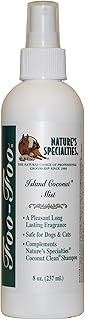 Nature's Specialties Island Coconut Mist Dog Cologne for Pets, Natural Choice for Professional Groomers, Ready to Use Perfume, Finishing Spray, Made in USA, 8 oz