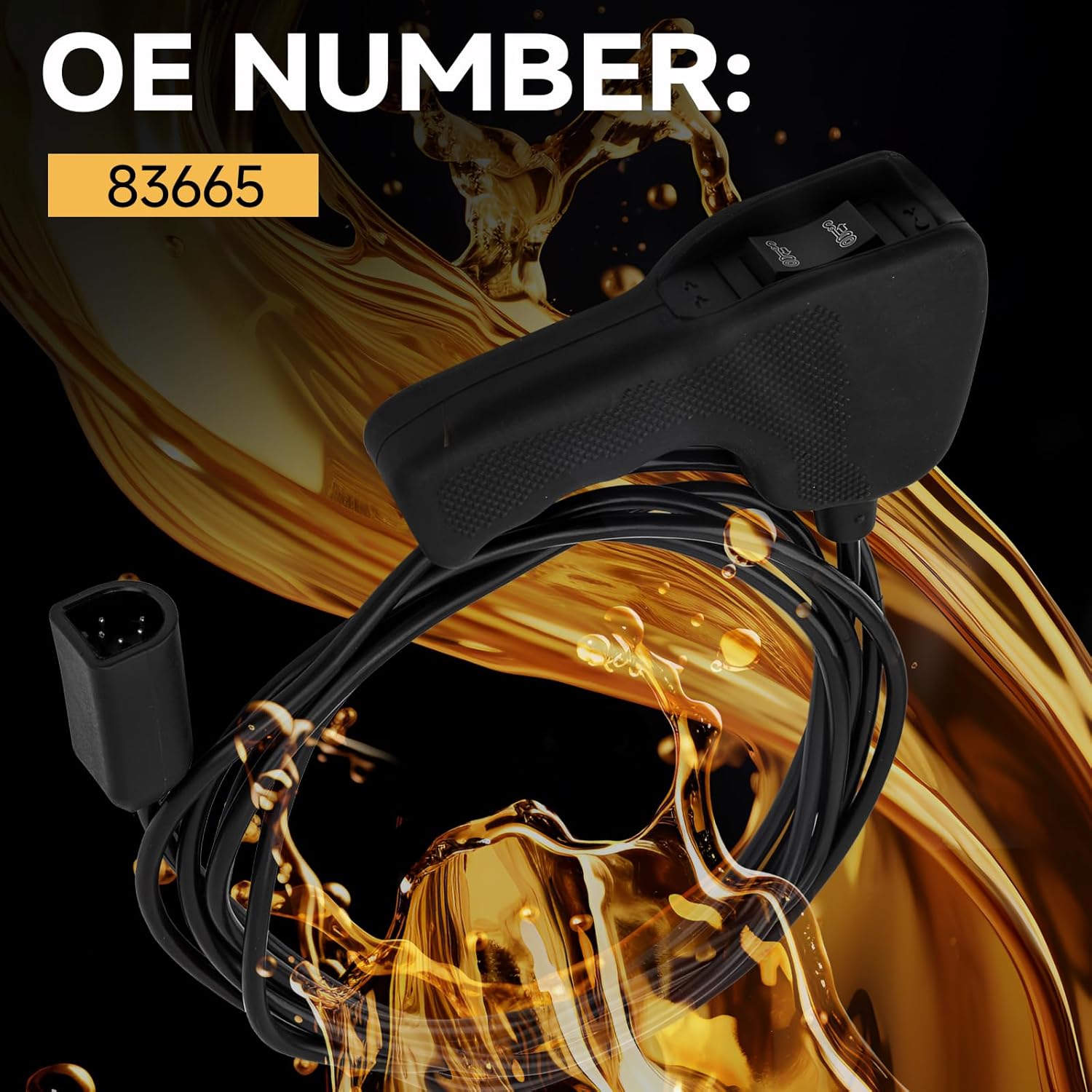 83665 Hand Held Plug-in Truck Winch Remote Controller, Compatible with Various winches with The (Old) Round or (New) D-Shaped 3 or 5 pin Plug