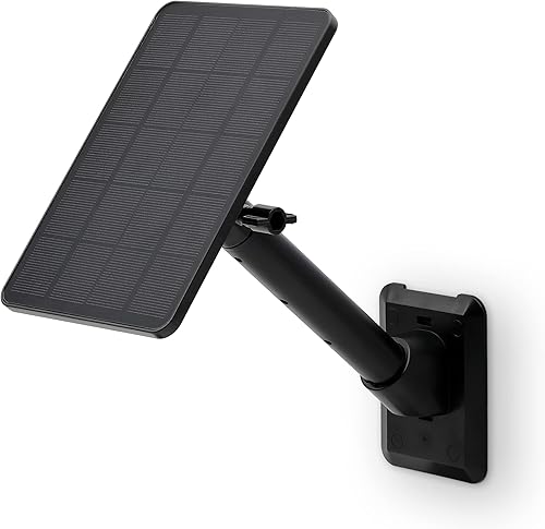 Miniatura 2 de Holicfun Soporte de pared universal para panel solar para anillo Eufy Arlo Wyze Reolink paneles solares y más brazo de montaje extendido multiángulo