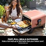 Ninja Woodfire 8-in-1 Electric Outdoor Pizza Oven, Rotisserie & Smoker BBQ with Grate, Pro-Heat Plate, Pizza Stone, Wood Pellets and Shovel, 6 Settings, Dark Orange OO101EU - 15