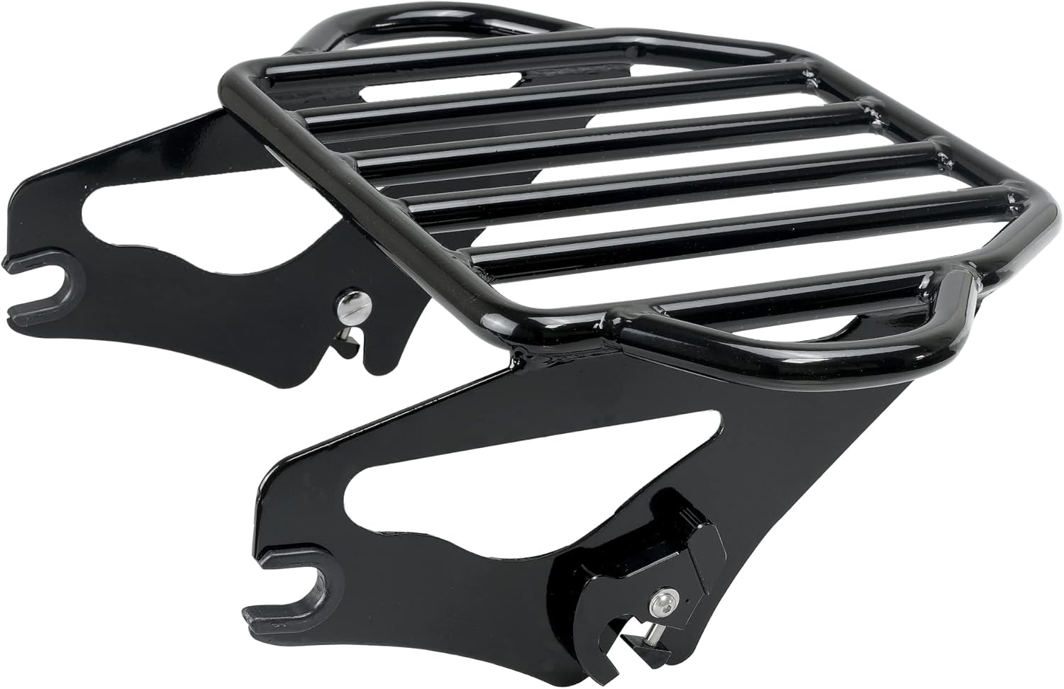 Detachable Luggage Rack 2-Up Mounting Rack Compatible for Harley Davidson Touring Road King Street Electra Glide 2009-2026 Black