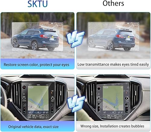 Miniatura 6 de SKTU 2 protectores de pantalla de ascenso 2025 para Subaru Ascent 2023-2025 de 11.6 pulgadas de navegación Subaru Ascent 2025 2024, accesorios ultra