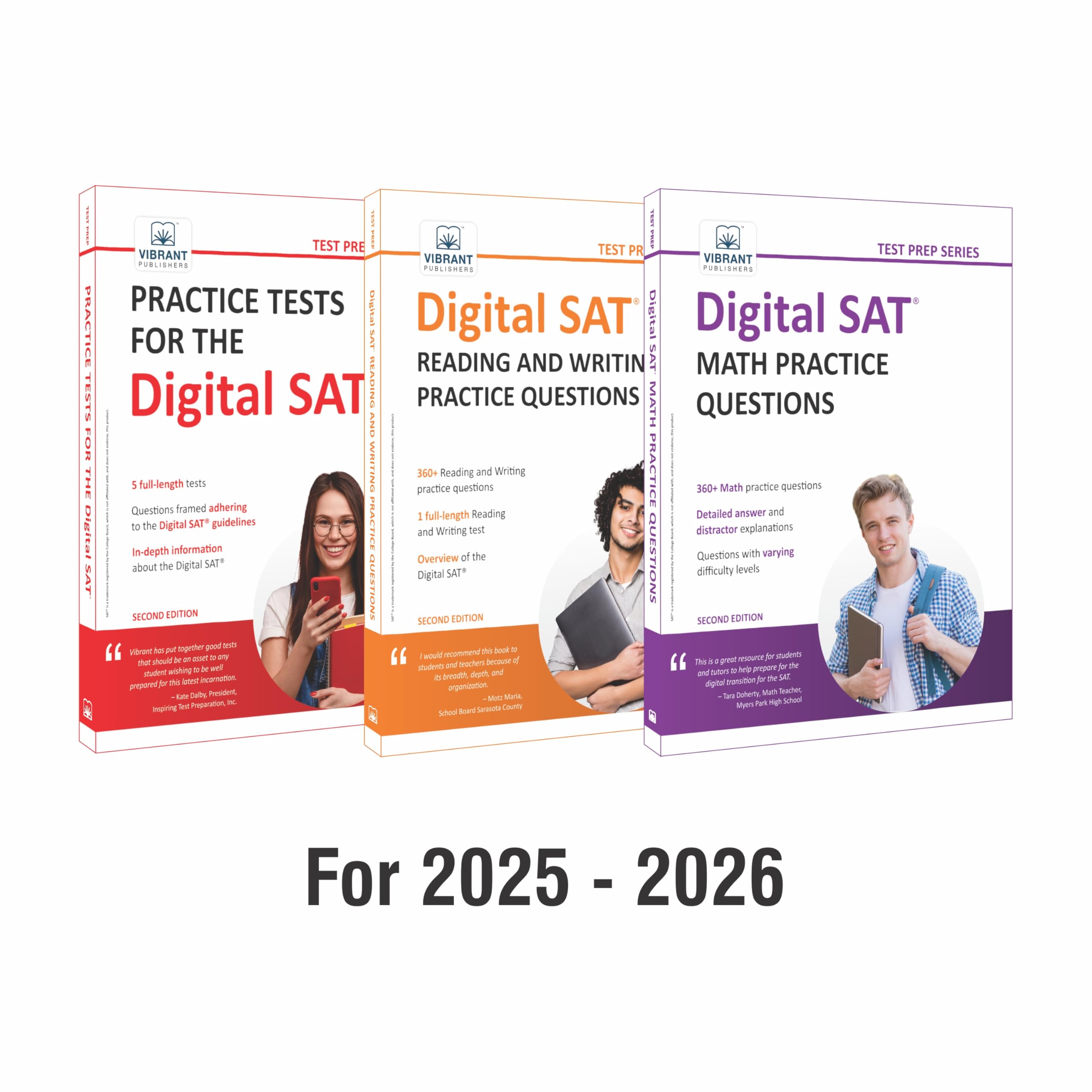 Digital Sat Prep Combo 2025 2026 Study Guide With 1200 | Desertcart INDIA