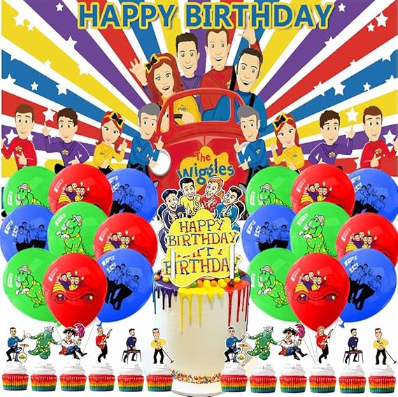 The Wiggles Birthday Party Supplies Decorations Cake