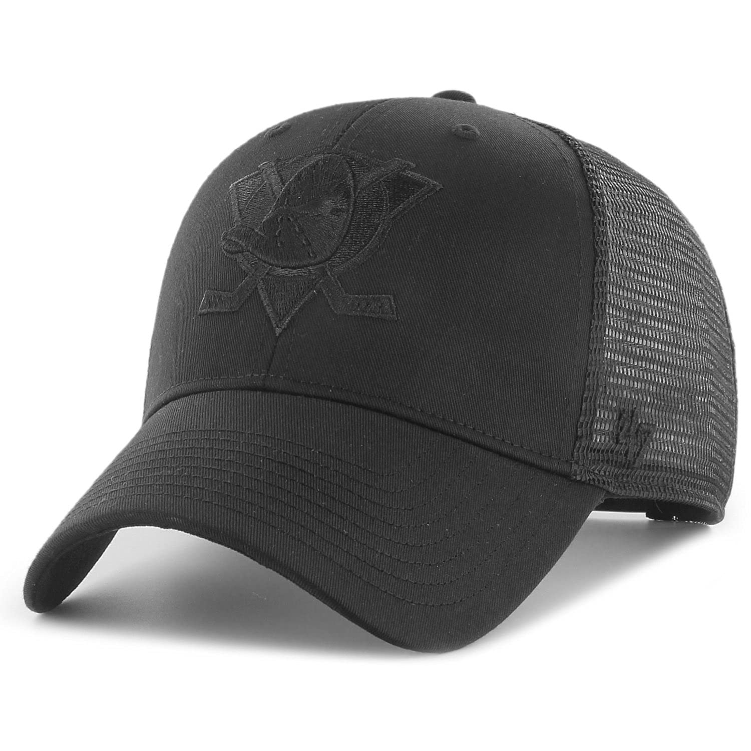 Unisex Black '47 Brand Trucker Cap - Branson Mvp Anaheim Ducks