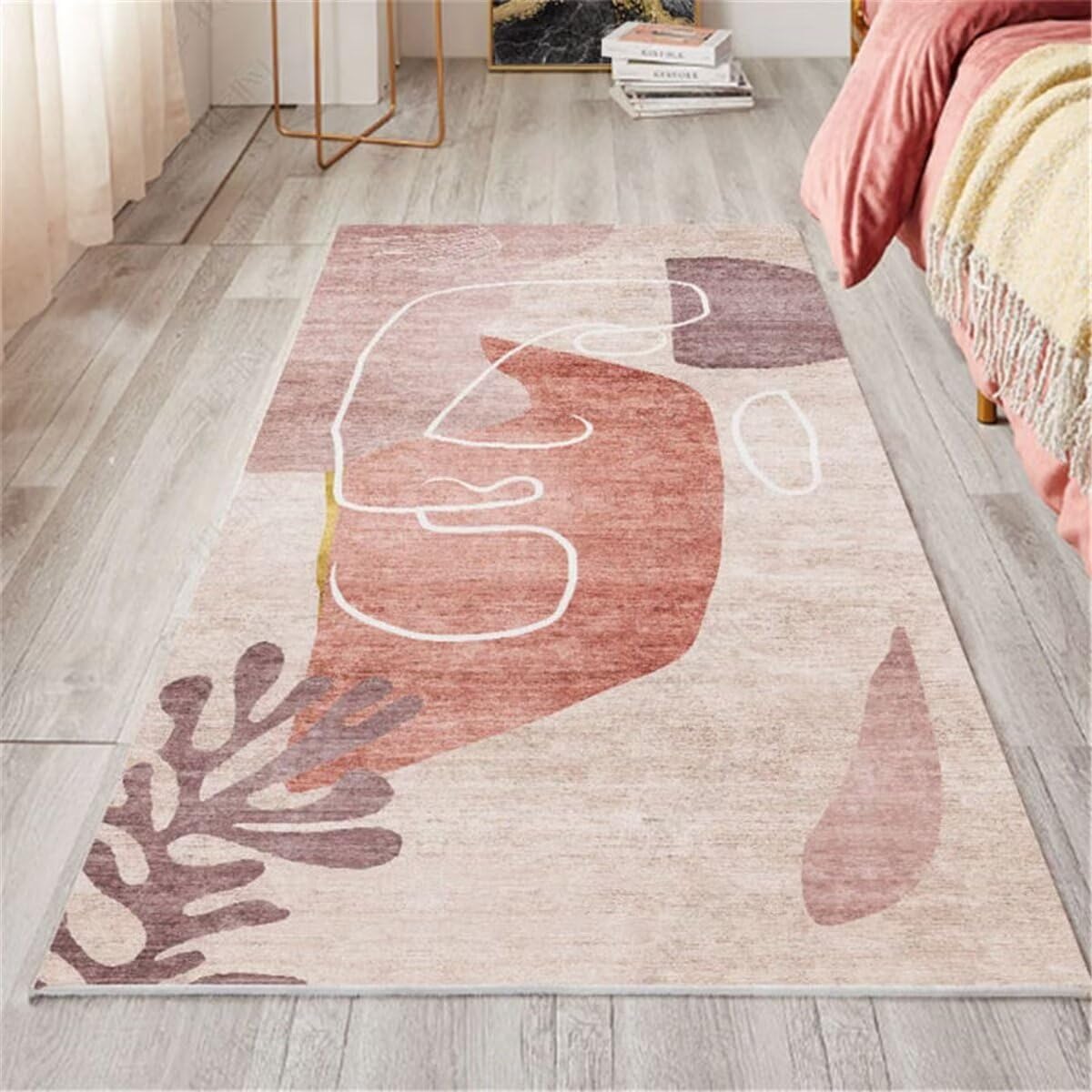Chambre de fille rose : tapis doux 50x80cm pour un nid douillet unique