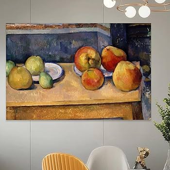 Amazon.co.jp: 『リンゴと梨の静物画』Paul Cézanne ポール・セザンヌ