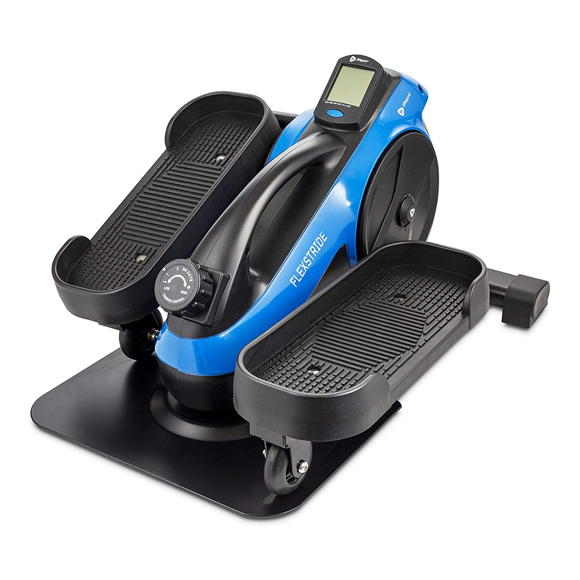 LifePro Pedal Exerciser Under Desk Bike for Light to Moderate Cardio, Elliptical Exercise Machine Under Desk with 8 Resistance Levels and Bluetooth, Compact Elliptical Machine for Home or Office Use