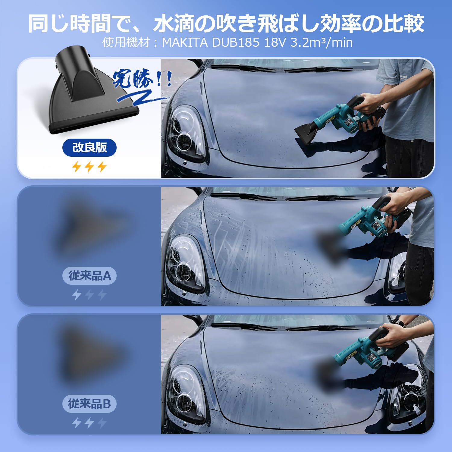Amazon | Kotesoto 素材革新ABS ブロワー用 ワイドノズル マキタ