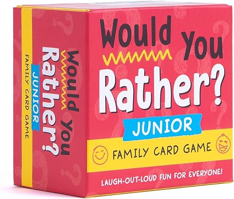 Would You Rather? Junior: Family Card Game: Laugh-Out-Loud Fun for Everyone!