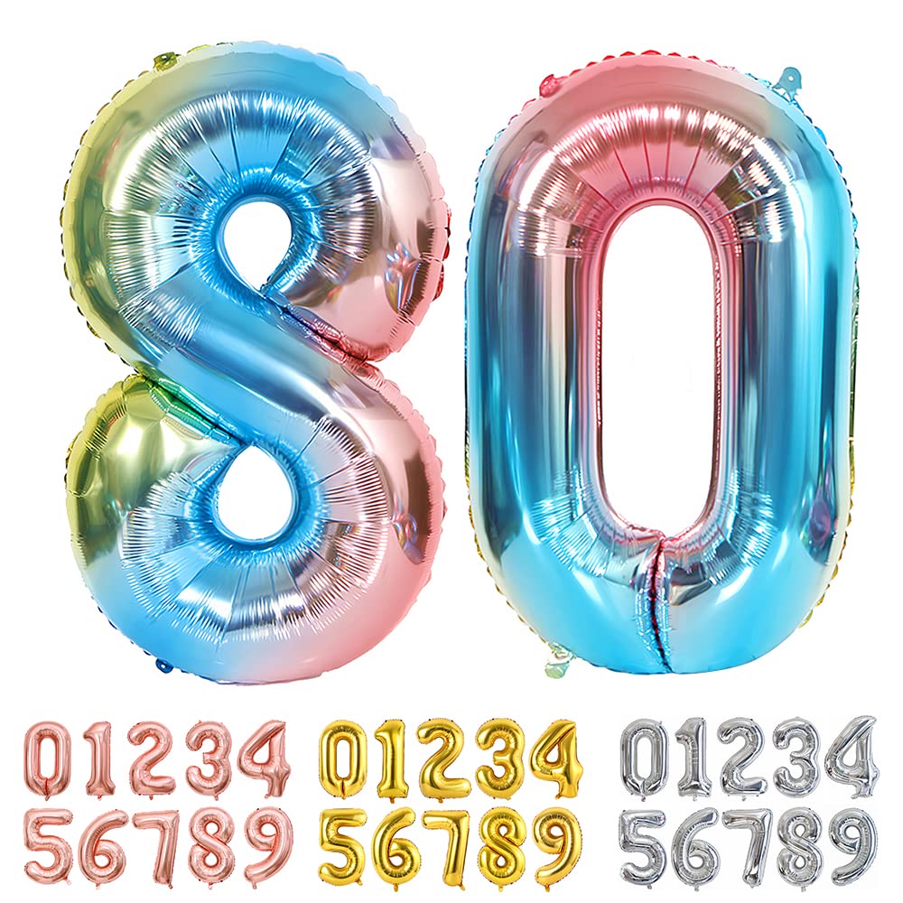 Foil Globo Número 5 Azul 40" (101cm), Inflable Helio o aire, Gigante Numeros 0-9, 10-19, 20-29, 30-100, Grande Globos Decoración para La Boda Aniversario y Cumpleaños Fiestas — view 53