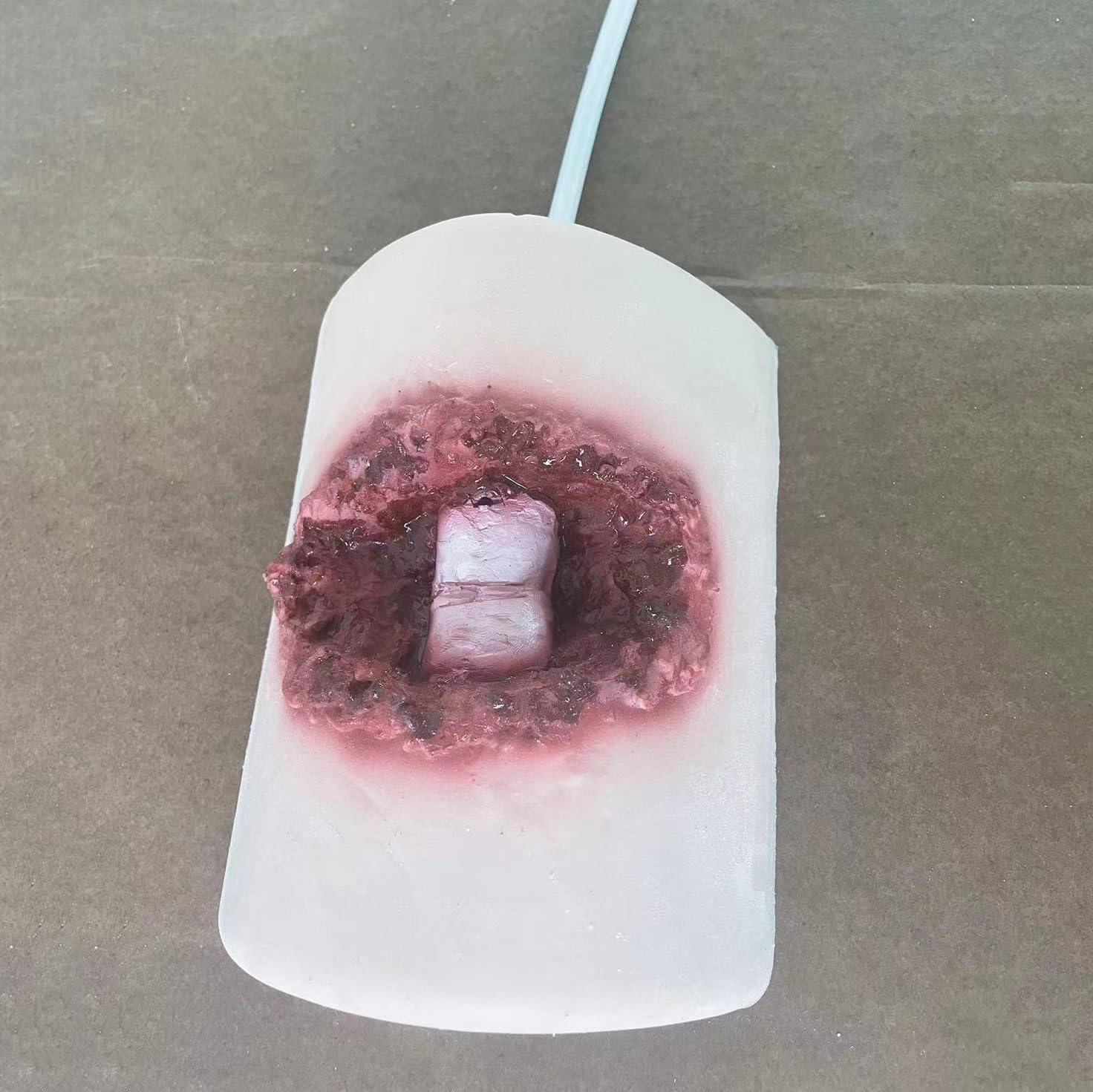 Modèle De Fracture Ouverte, Kit D'entraînement d'emballage De Plaie, Modèle De Simulateur De Lacération Réutilisable, Pratique De Suture D'entraîneur De Plaie, pour Pratiquer Les Techniques