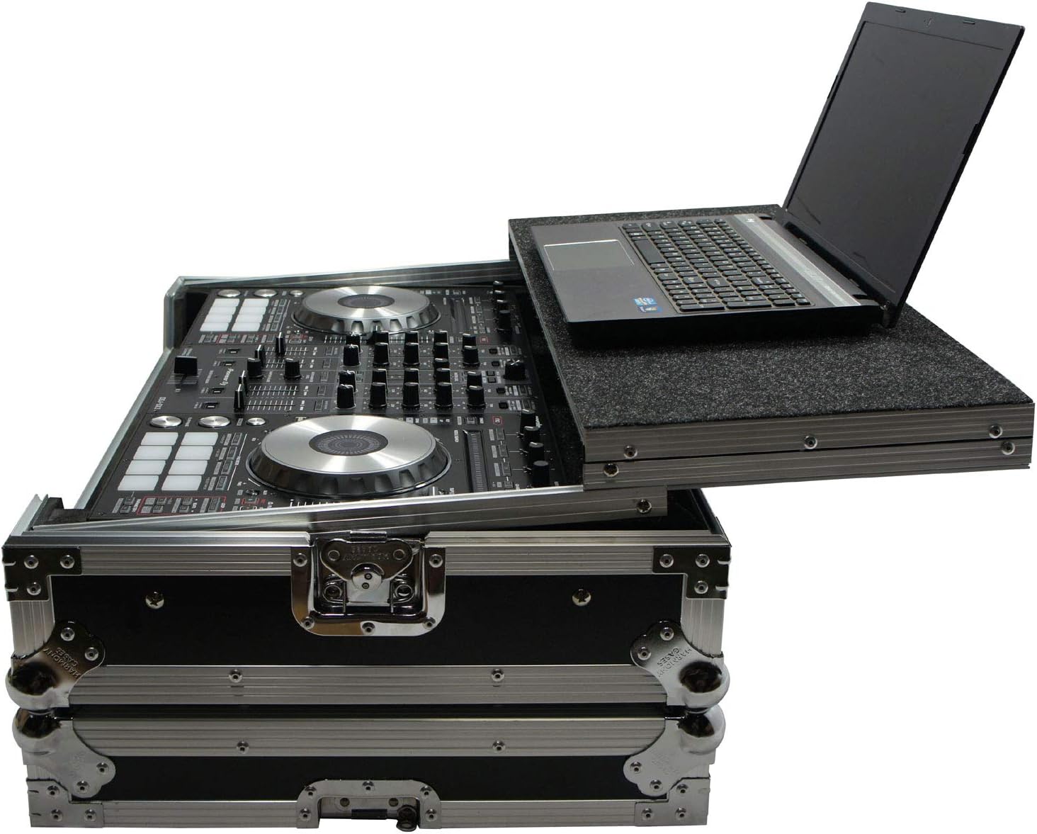 Harmony Audio HCDDJSXLT Flight Glide Laptop Stand Tray DJ Custom Case Compatible with Pioneer DDJ-SX
