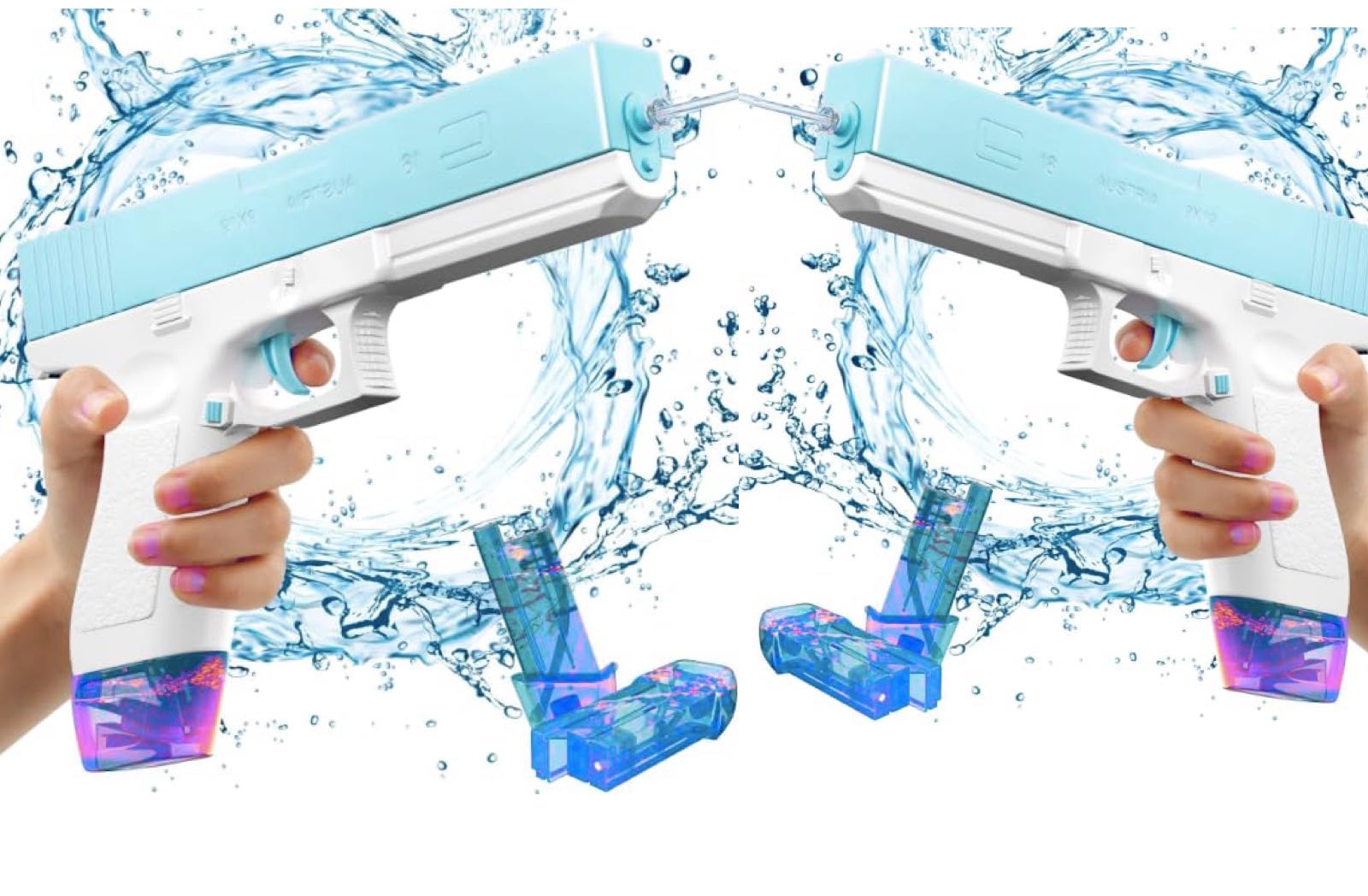 See full amazon price history chart for Nivasam High Pressure Holi Pichkari Electric Water Gun, Automatic Squirt Gun with 300Cc Excellent Range 25-32 Feet - (Magzine) for Kids and Adults Pool Party (Blue) Nivasam High Pressure Holi Pichkari Electric Water Gun, Automatic Squirt Gun with 300Cc Excellent Range 25-32 Feet - (Magzine) for Kids and Adults Pool Party (Blue) (B0CVXDB7ZY) Amazon Price History, Amazon Price Tracker