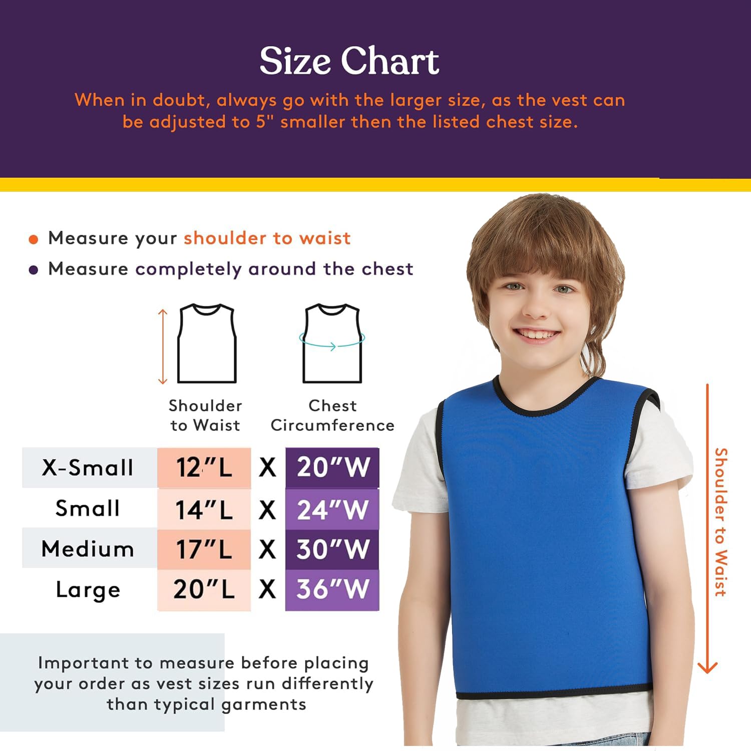 Chaleco de compresión sensorial para niños, chaleco de presión profunda para autismo, ropa sensorial