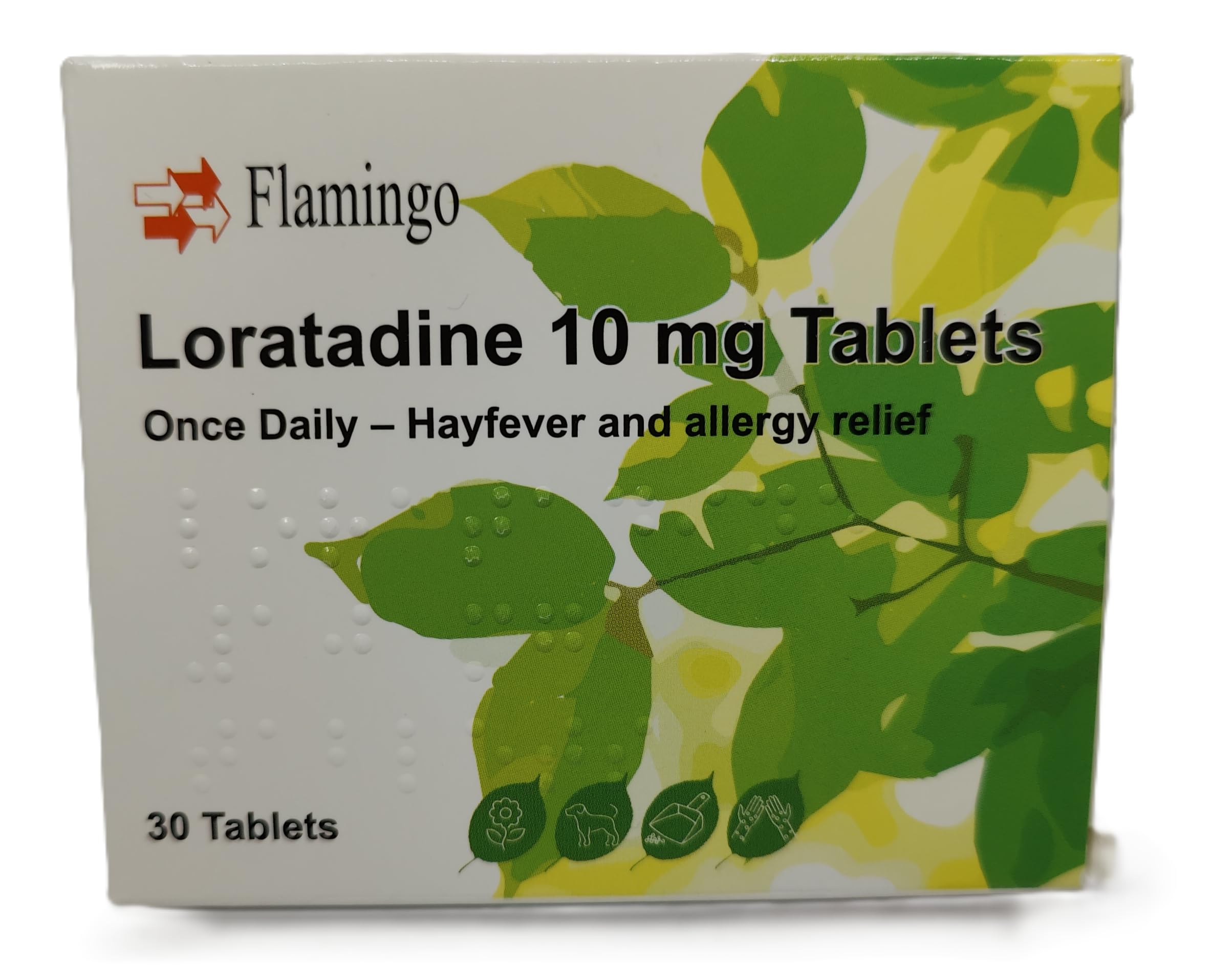 Loratadine Hayfever & Allergy Relief 10mg 1 box x 30 Tablets GSL (brand may vary)