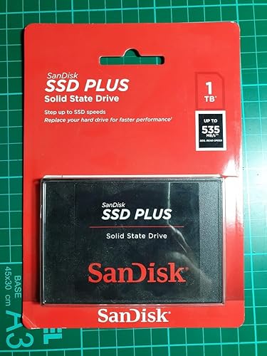 SanDisk PLUS 480GB Solid State Drive,Black,SDSSDA-480G-G26