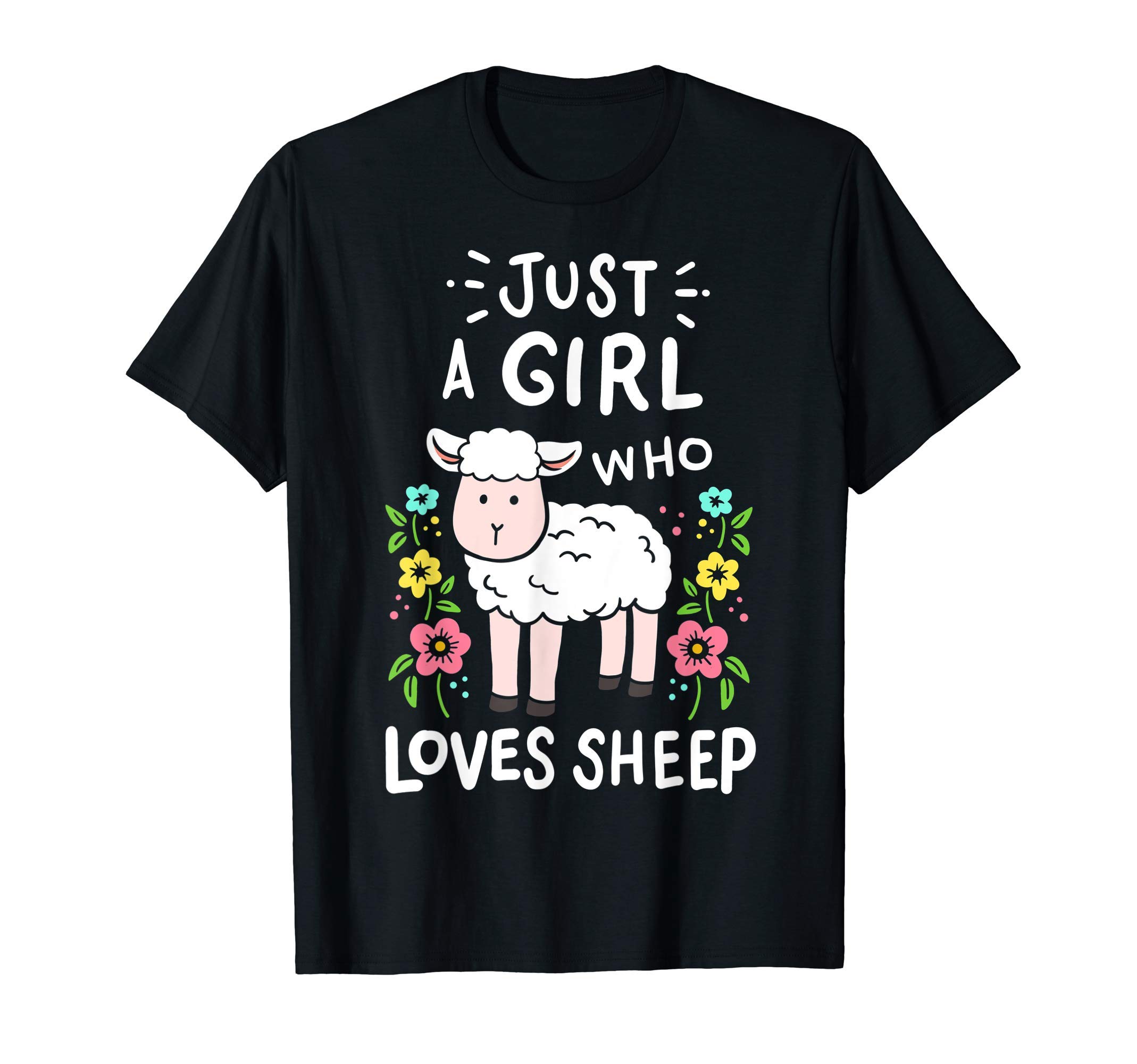 Cute Sheep Just a Girl Who Loves Sheep T-Shirt