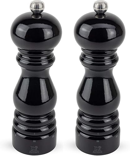 Peugeot Paris U'Select - Molinillo de pimienta y sal (7.0in), color negro