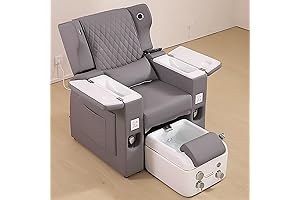 Bluetooth Vibrant Massage Chair for Nail Tech Pedicure Spa Salon