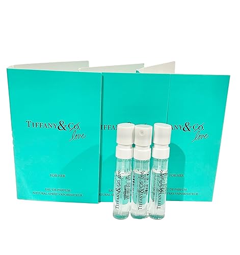 Tiffany & Co. Muestra de perfume Love for Her Women EDP Spray 0.0 fl oz  0.04 oz - juego de 3 disponible en Yaxa Venezuela