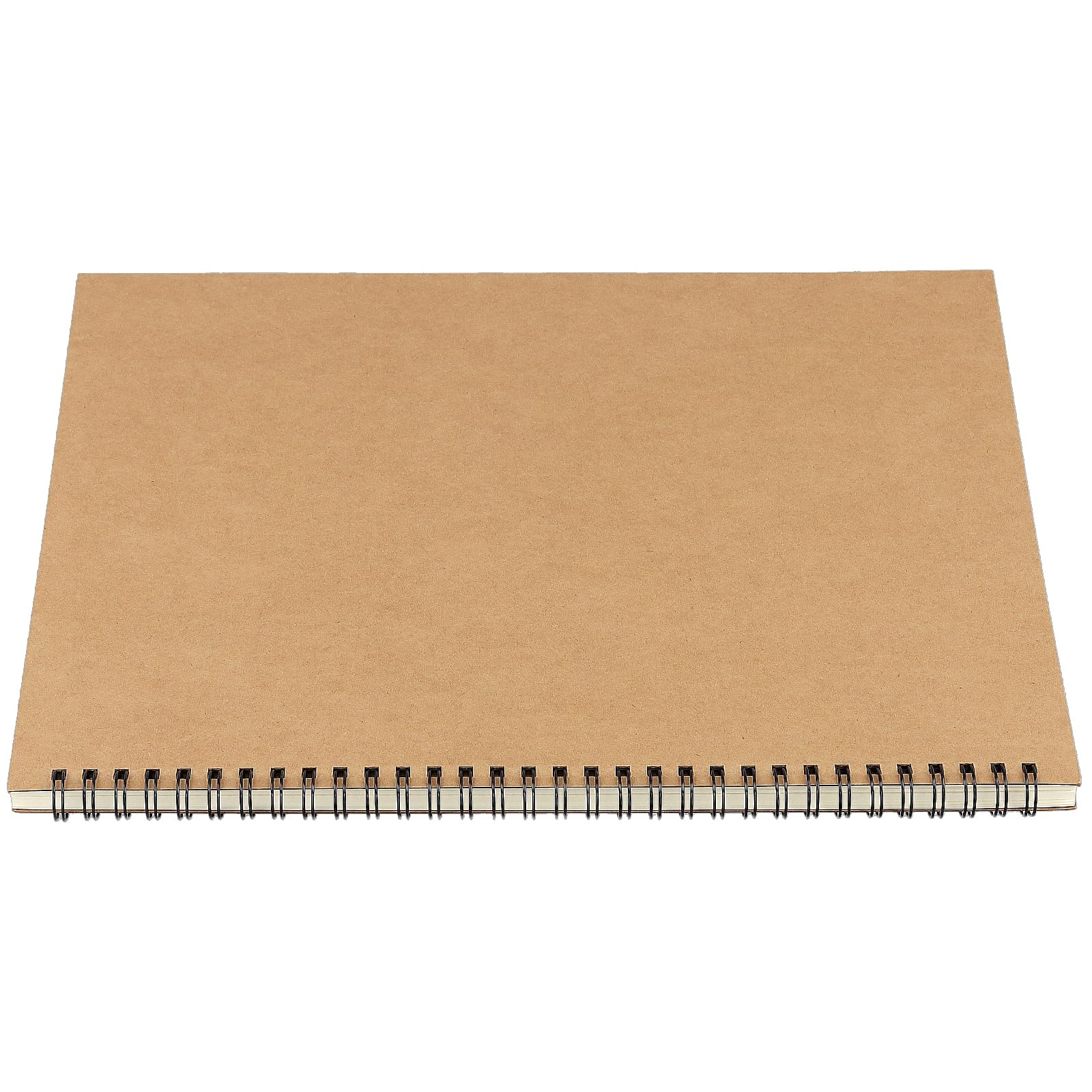 KEILEOHO 6 Quaderni A4 Puntinati, Blocco Note a Spirale con Copertina in Carta Kraft, 100 Fogli 200 Pagine, Carta 100 g/m², per Schizzi, Disegno e Appunti