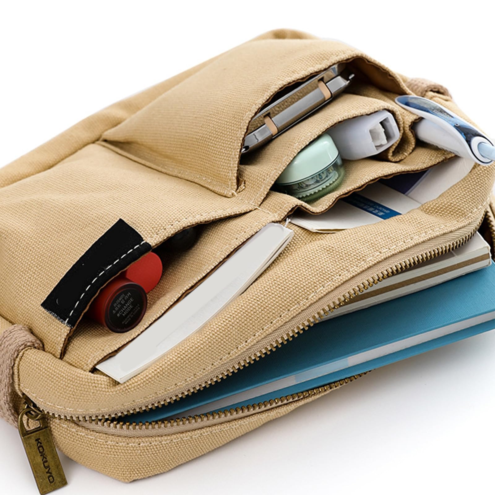 Générique Trousses à Trousse de Maquillage école Bureau Papeterie de Fourniture boîte à stylos Trousse à pour étudiants organisateurs de Bureau Pochettes Maquillage