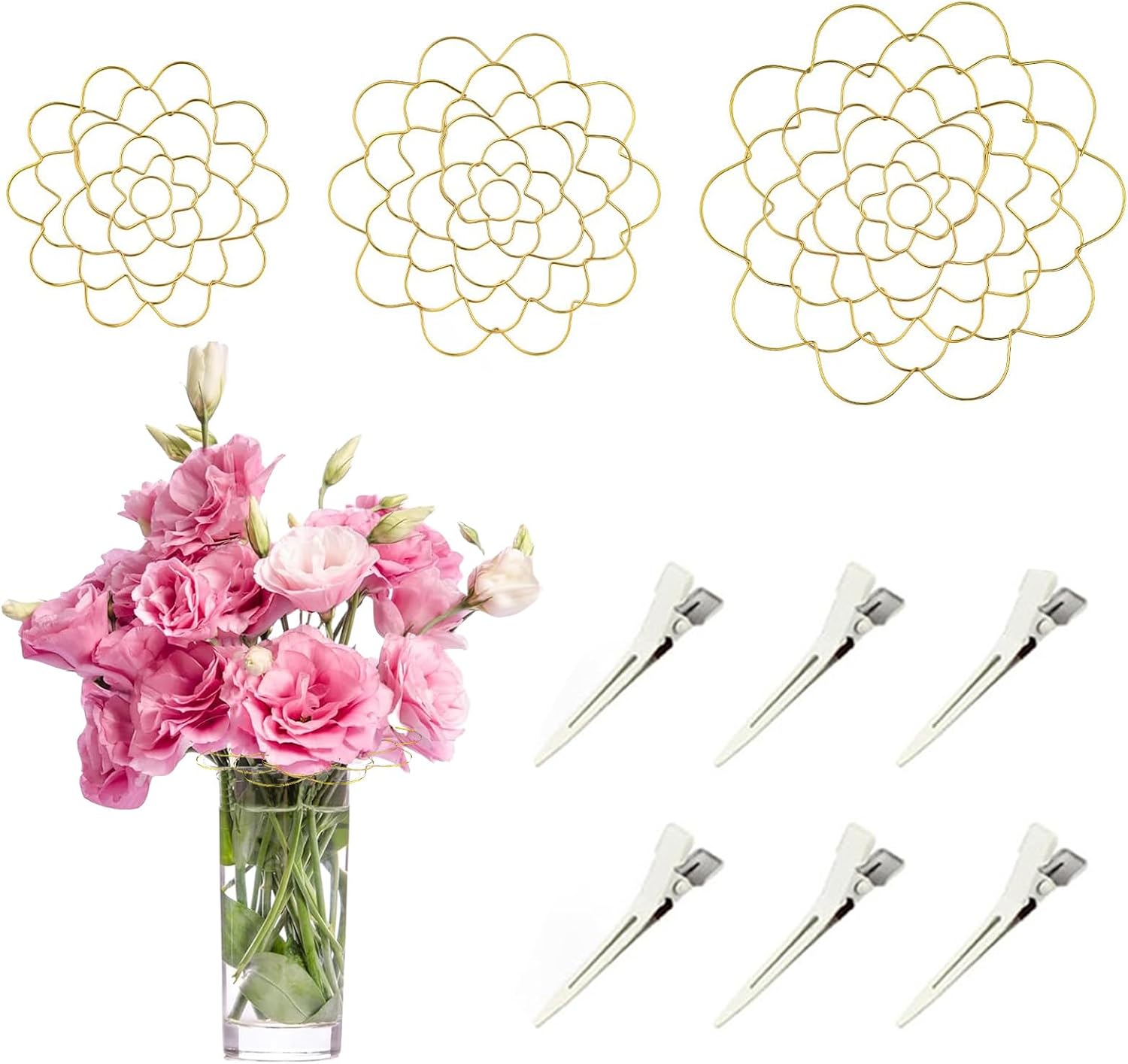 Flower Arrangement Holder Stainless Steel Flower Arranging Tool Floral Grid