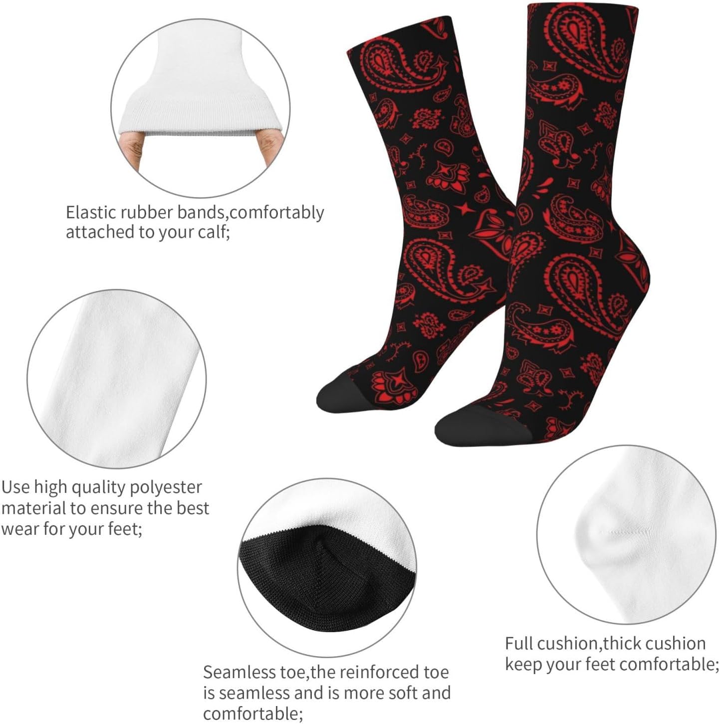 Ancient Ming China Chinoiserie Socks For Women Men Soft Novelty Crew Socks Athletic Socks Funny Crazy Dress Socks