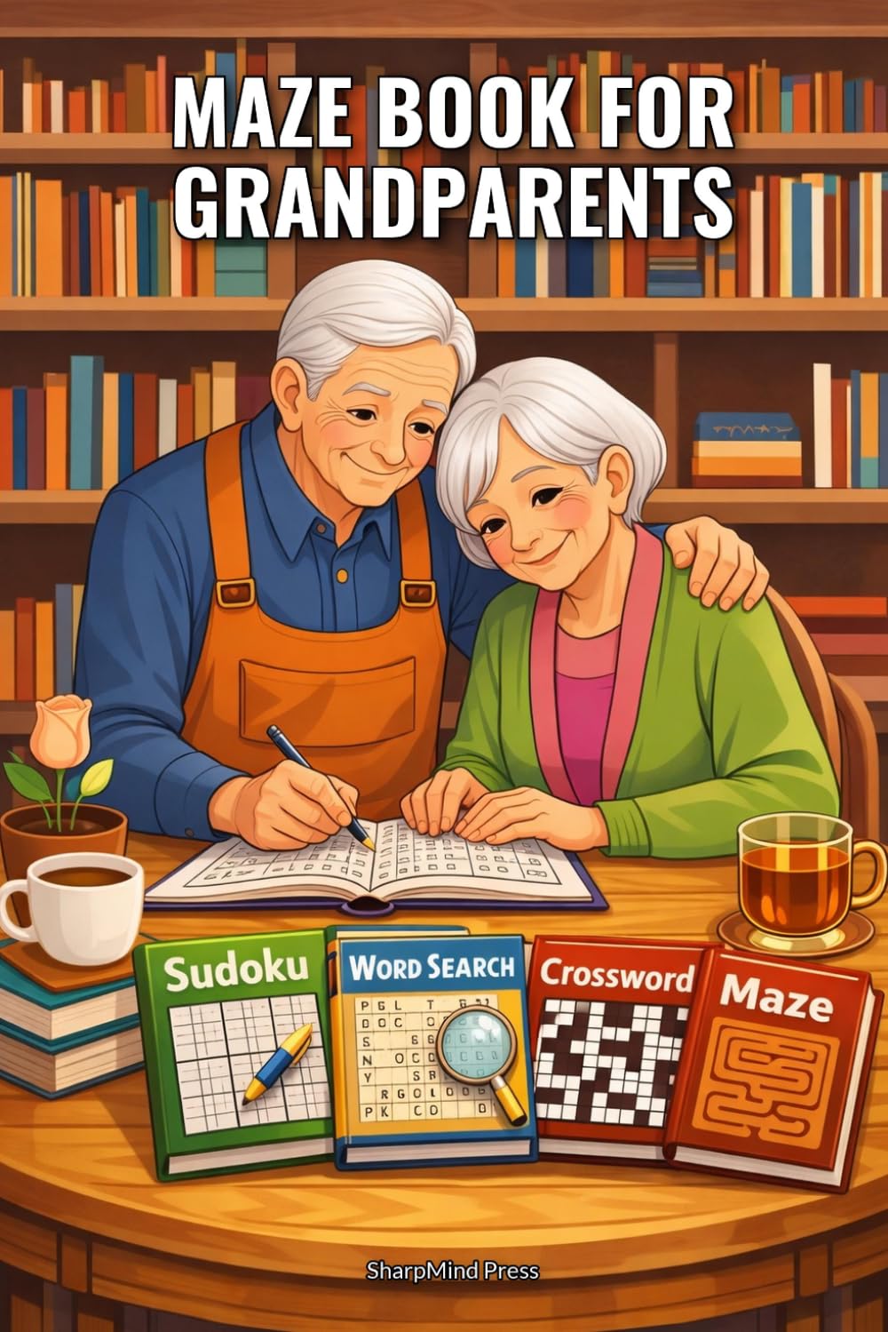 Maze Book for Grandparents: 100 Brain-Boosting Challenges to Relax and Challenge Your Mind