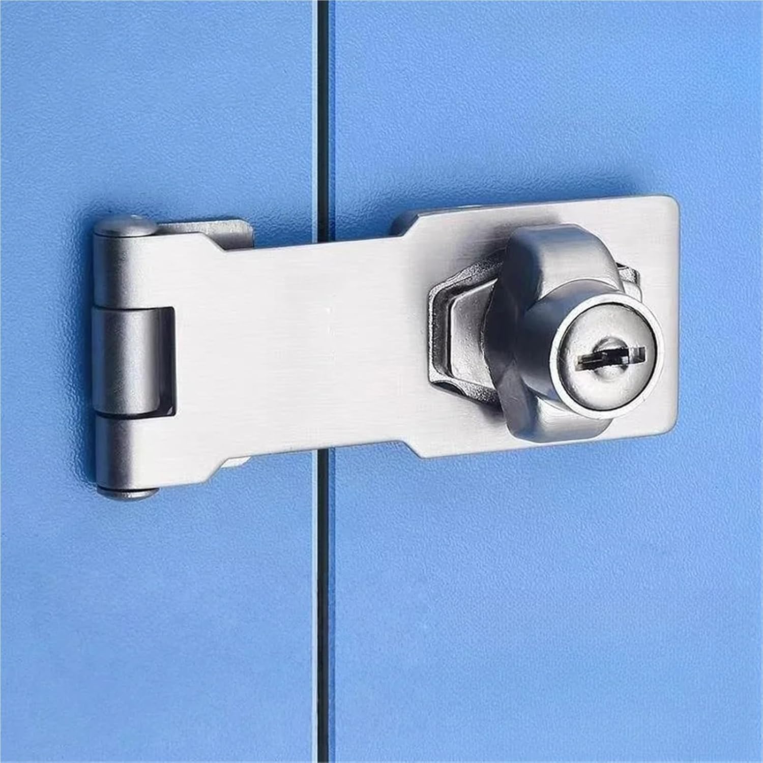 1 Set Safety Belt & Drawer Lock with Key - Multi-Purpose Hardware for Doors, Cabinets & Furniture