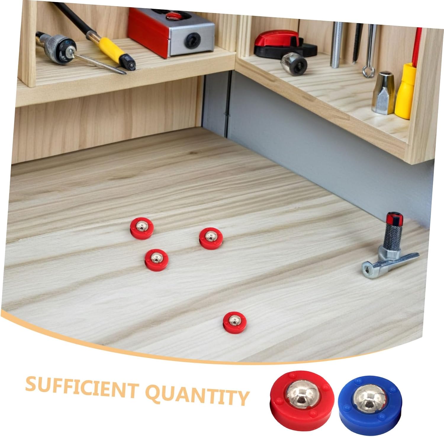30pcs Mini Shuffleboard Pucks Tabletop Curling Rollers Lightweight Steel and Plastic Sliding Beads for Family Gatherings Party Games